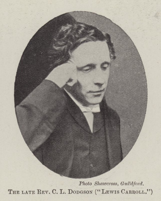 已故牧师CL Dodgson，Lewis Carroll 作者 英国摄影师