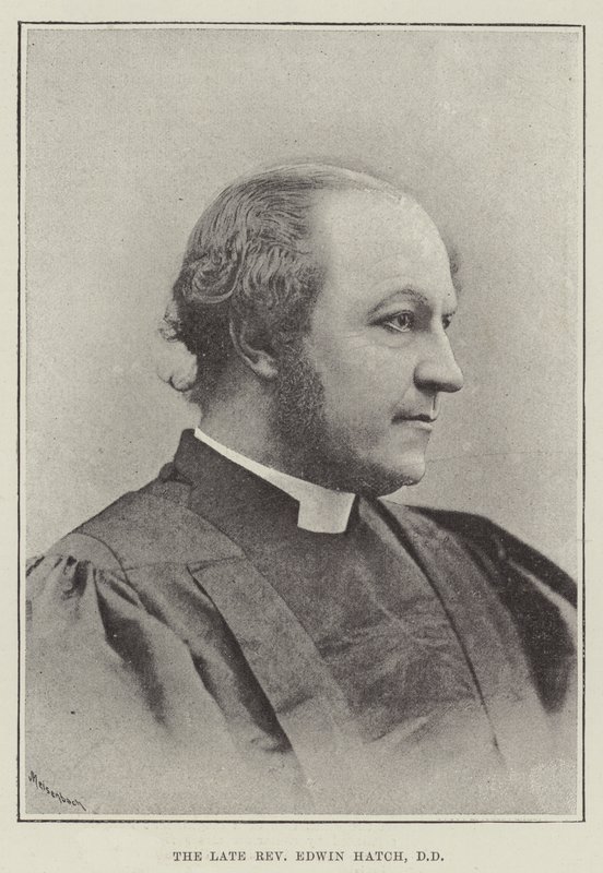 已故的牧师Edwin Hatch，DD 作者 英国摄影师