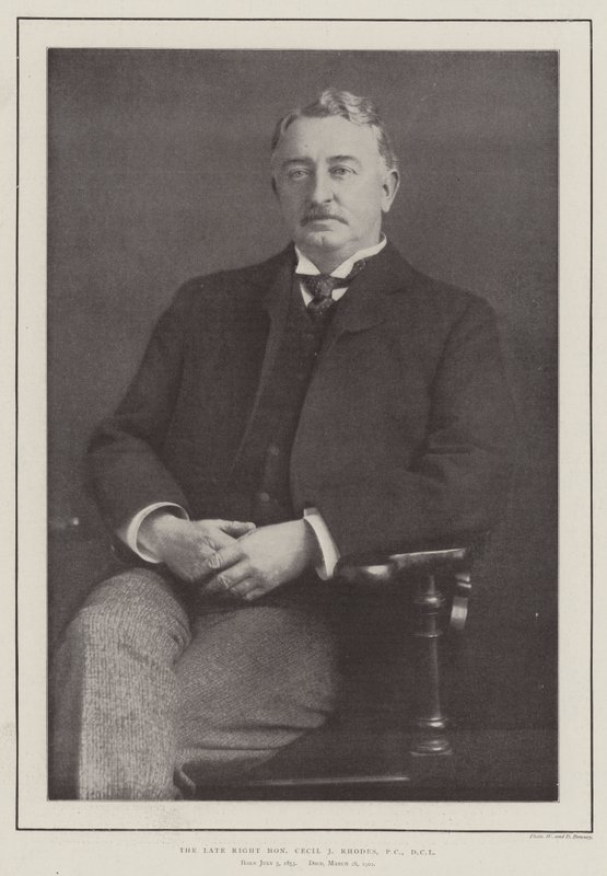 已故的尊敬的Cecil J Rhodes，PC，DCL 作者 英国摄影师