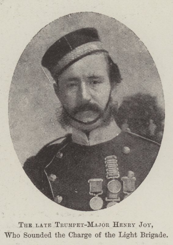 已故的小号大师亨利·乔伊（Henry Joy）吹响了轻型旅的指挥官 作者 英国摄影师