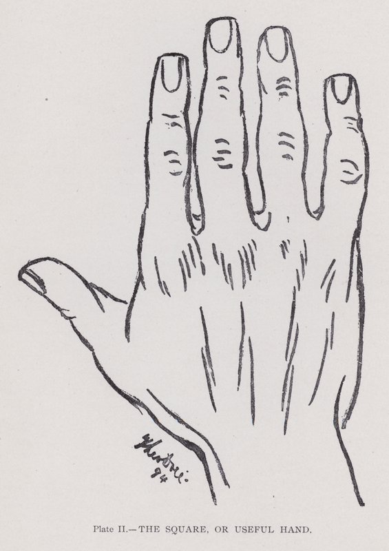 The square, or useful hand (b/w photo) 作者 英国摄影师