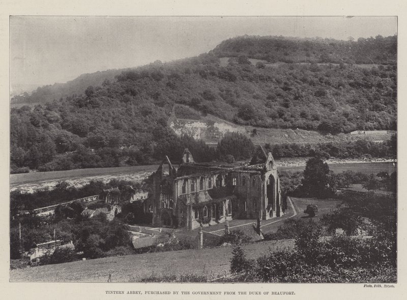 Tintern Abbey，由政府从Beaufort公爵手中购买 作者 英国摄影师