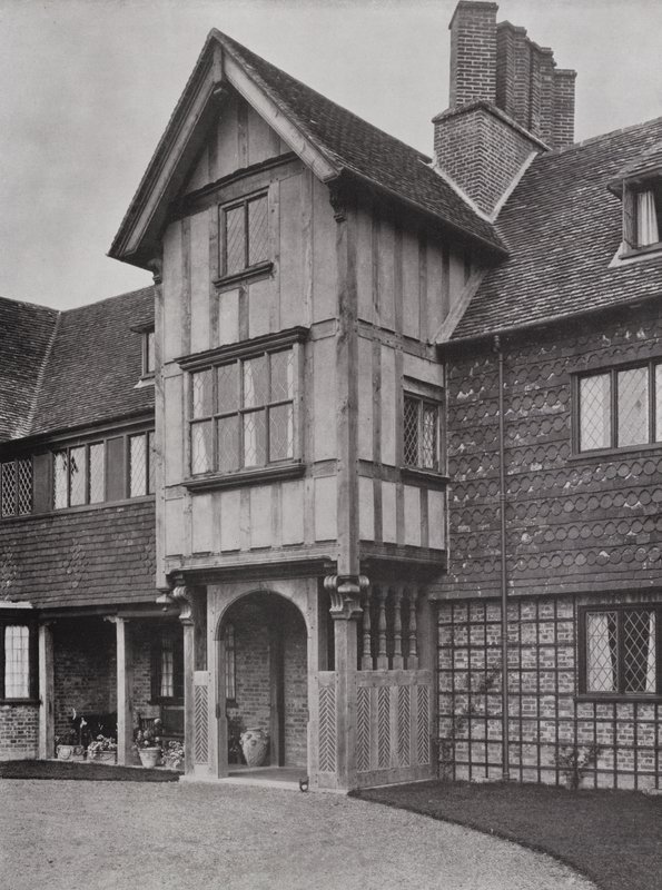 Upton Gray House，温奇菲尔德，汉茨，英格兰（黑白照片） 作者 英国摄影师
