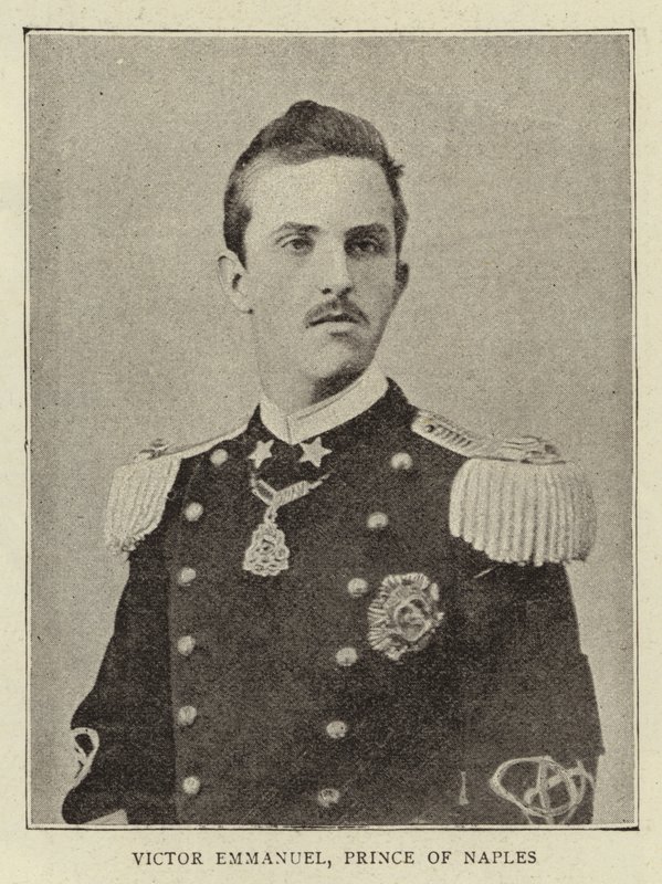 那不勒斯王子Victor Emmanuel 作者 英国摄影师
