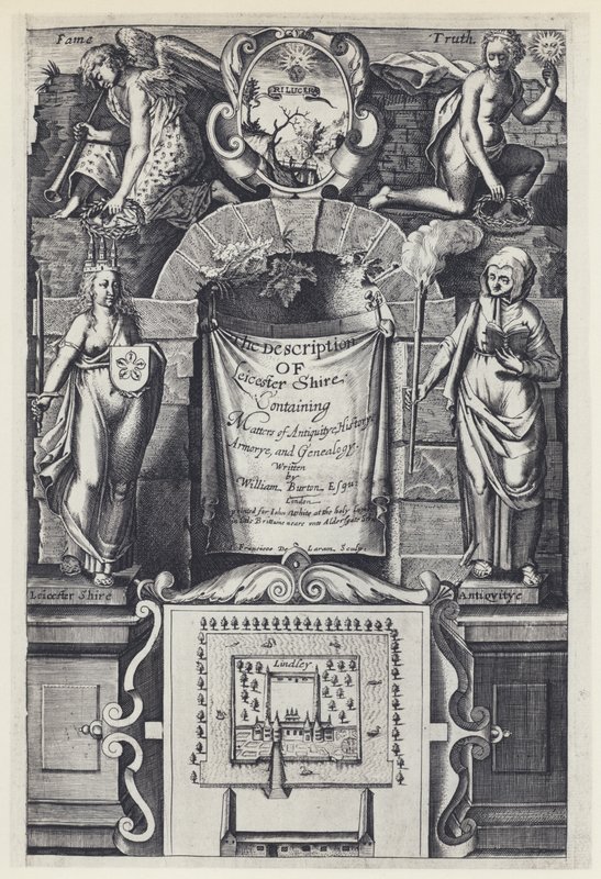 W Burton，莱斯特郡的描述，I White 1622（黑白照片） 作者 英国摄影师