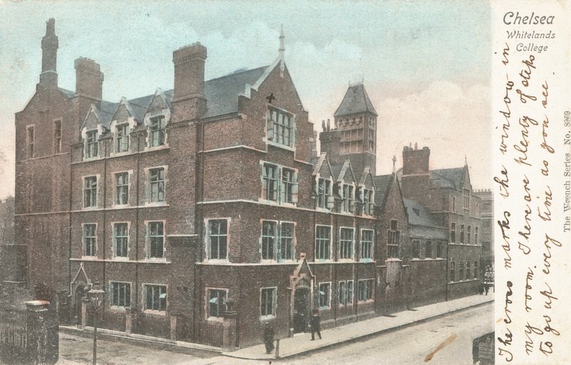 切尔西的怀特兰兹学院（彩色照片） 作者 英国摄影师