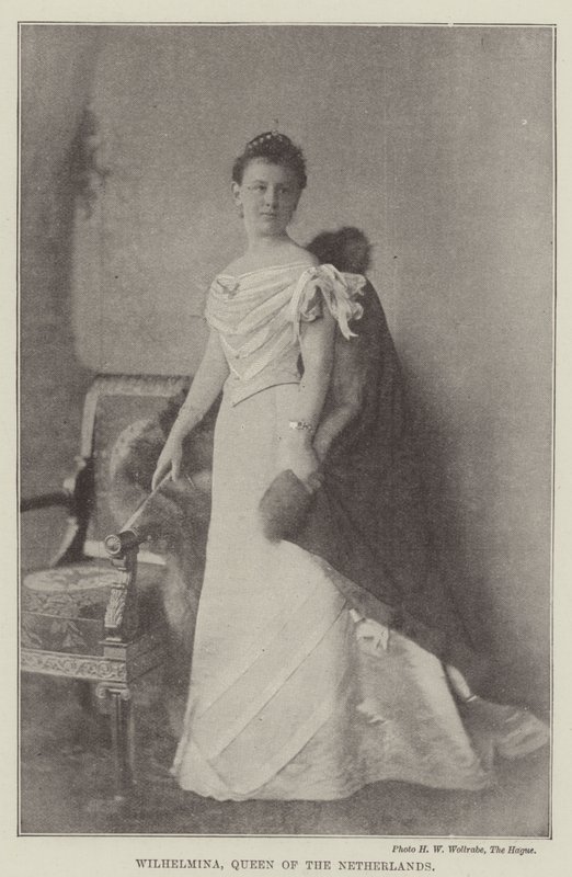 Wilhelmina，荷兰女王 作者 英国摄影师