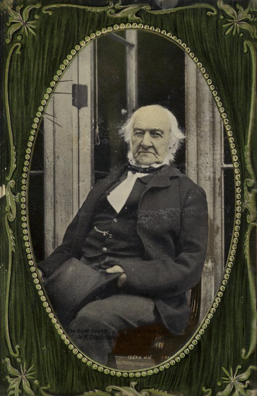 William Ewart Gladstone（彩色照片） 作者 英国摄影师