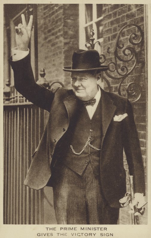 温斯顿-丘吉尔（黑白照片 作者 英国摄影师