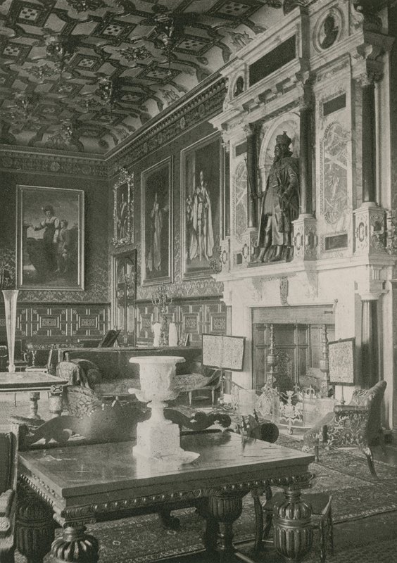 冬季客厅，Hatfield House 作者 英国摄影师