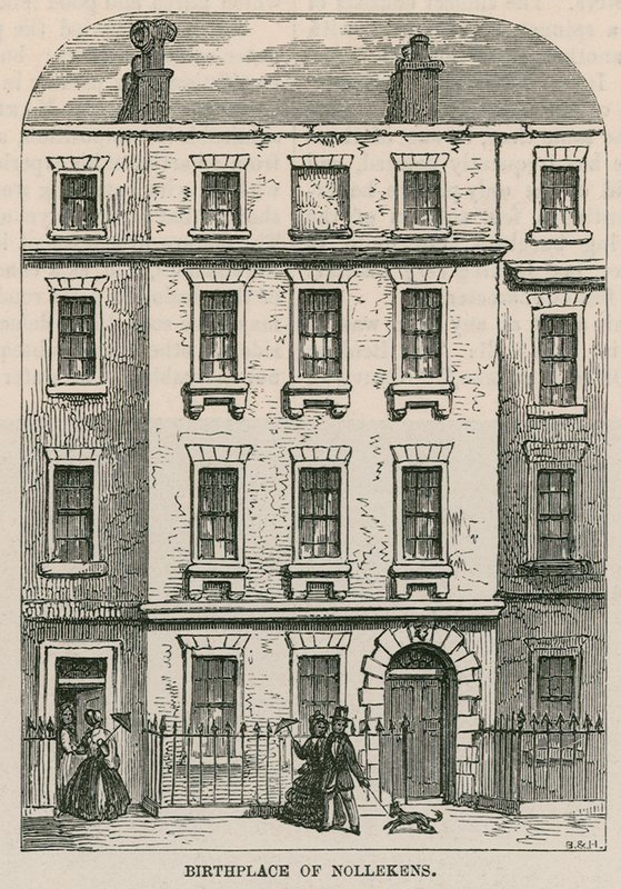 28 Dean Street，Soho，London，艺术家Joseph Nollekens的出生地 作者 英语学校