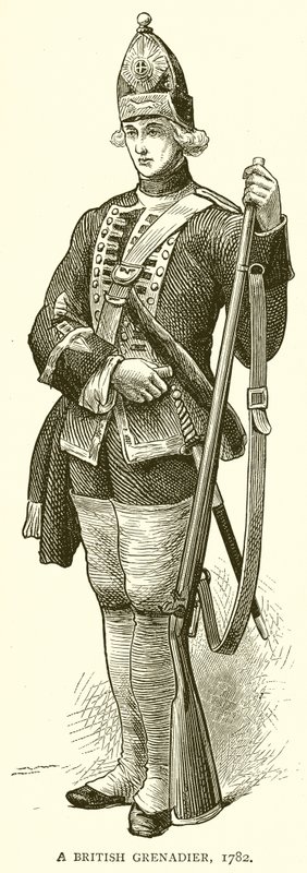 英国掷弹兵，1782年 作者 英语学校