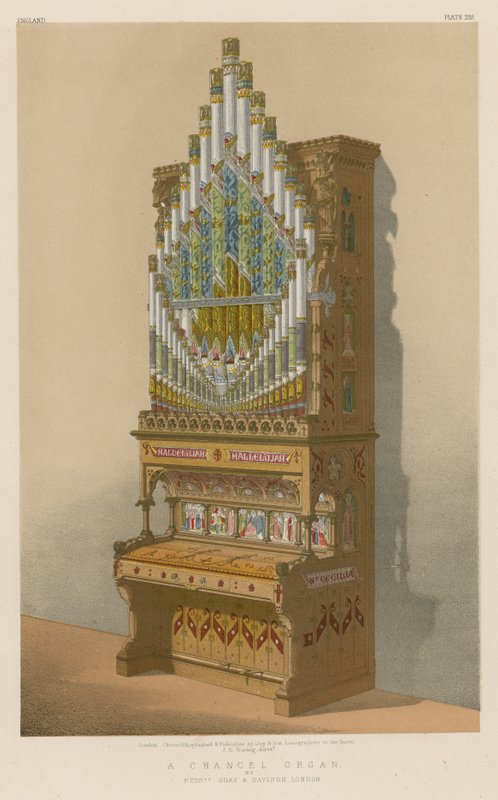伦敦Messrs Gray和Davison的Chancel Organ 作者 英语学校