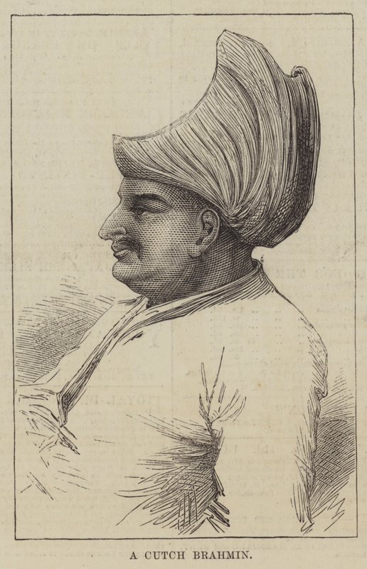 A Cutch Brahmin (雕刻) 作者 英语学校