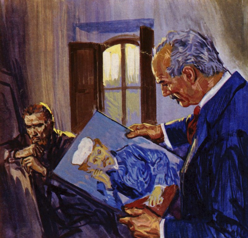 博士成为文森特梵高着名肖像画的主题 作者 英语学校