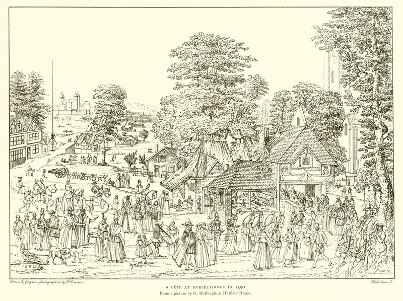1590年在Horselydown的祭祀 作者 英语学校