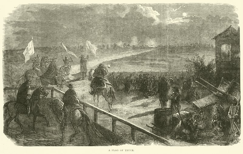 一条停战旗，1870年12月 作者 英语学校