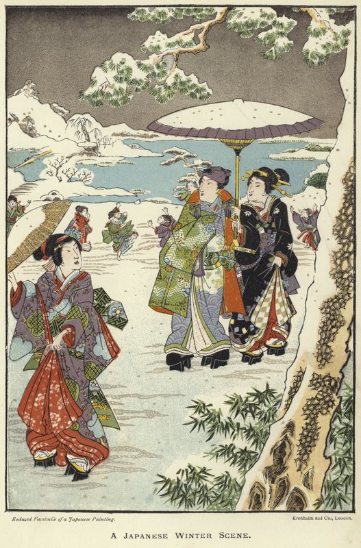 日本冬季场景 作者 英语学校