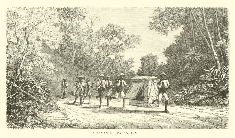 爪哇Palanquin 作者 英语学校