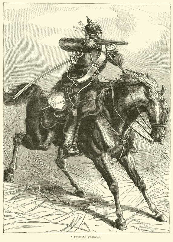 普鲁士龙骑士，1870年9月 作者 英语学校