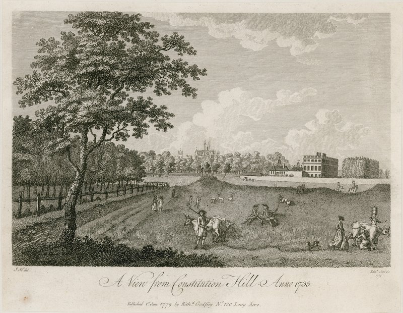 宪法山的观点，1735年 作者 英语学校