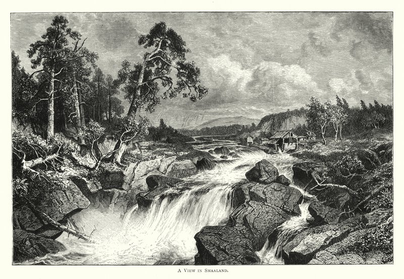 Smaaland 的风景（版画） 作者 英语学校