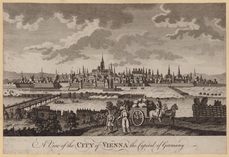 A View of the City of Vienna, the Capital of Germany (engraving) 作者 英语学校