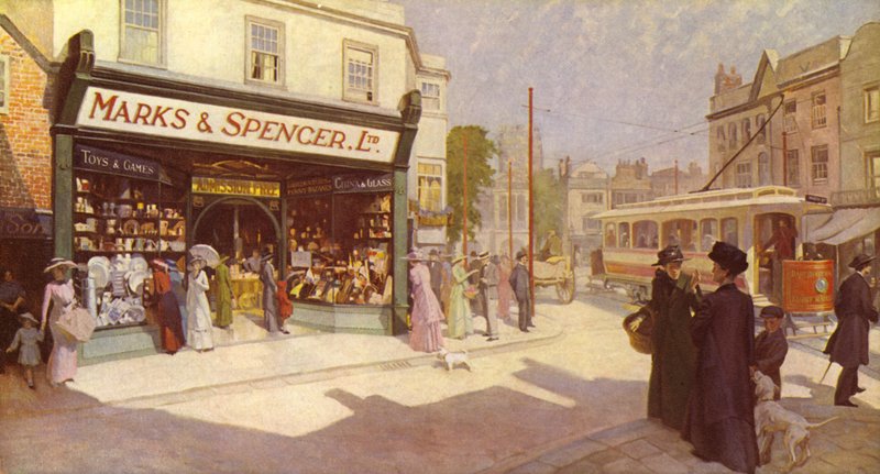 1920年代早期在省内一个封闭的店面 作者 英语学校
