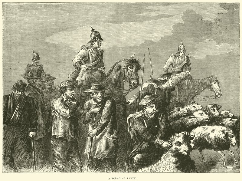 觅食派对，1870年10月 作者 英语学校