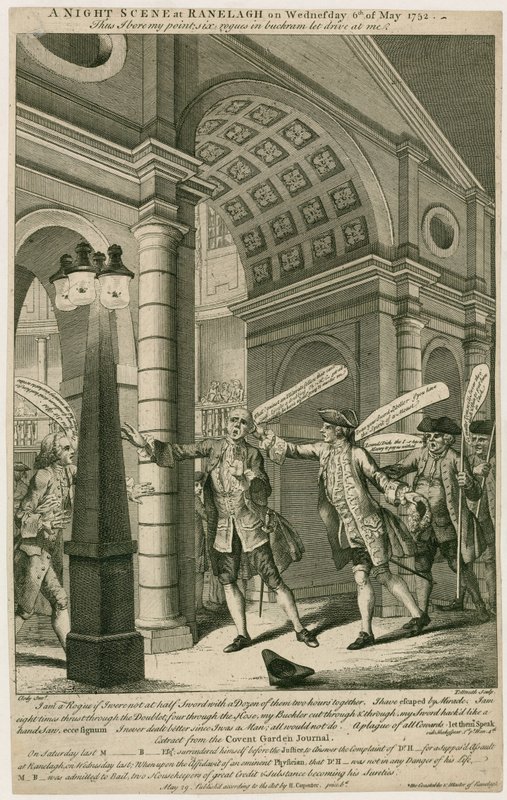1752年5月6日在伦敦Ranelagh的一个夜景 作者 英语学校