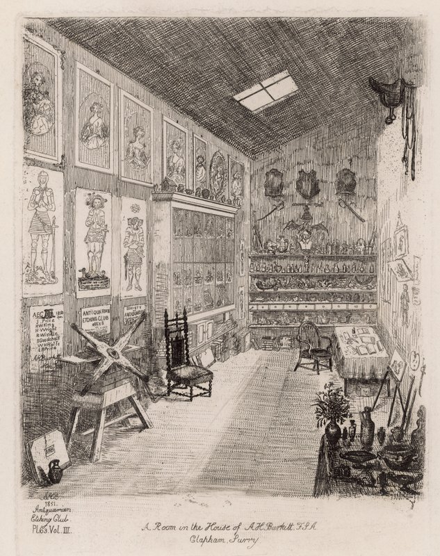 AH Burkitt，Clapham，Surrey房子里的一个房间 作者 英语学校