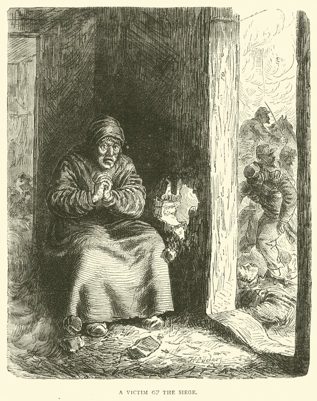 围困的受害者，1871年1月 作者 英语学校