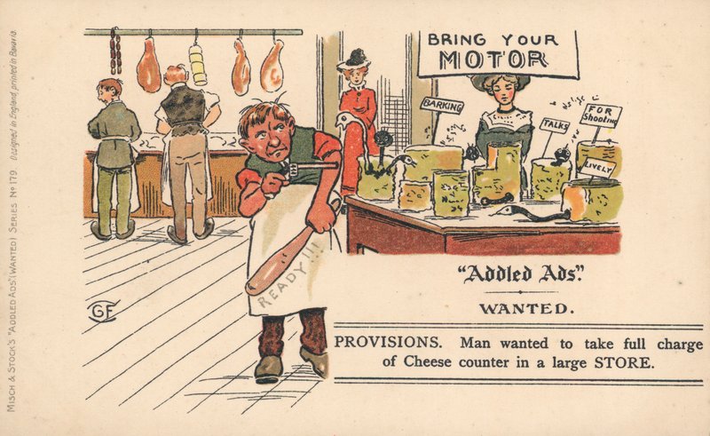 Addled Ads明信片 作者 英语学校