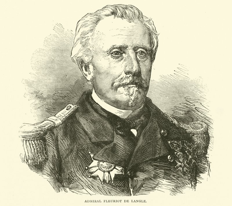 海军上将Fleuriot de Langle，1870年11月 作者 英语学校