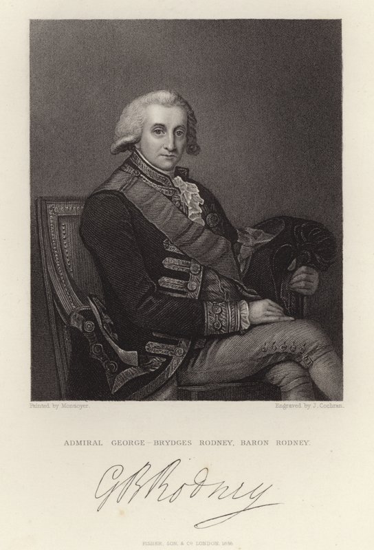 海军上将George Brydges Rodney 作者 英语学校