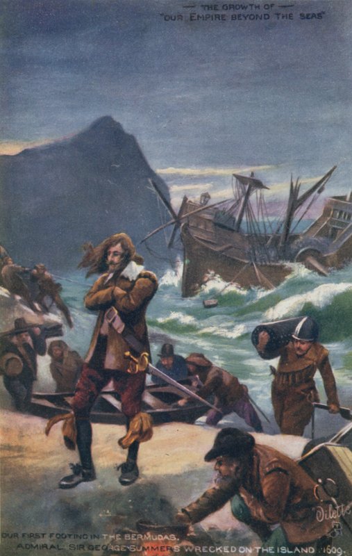海军上将乔治·萨默斯爵士于1609年在百慕大遭遇海难 作者 英语学校