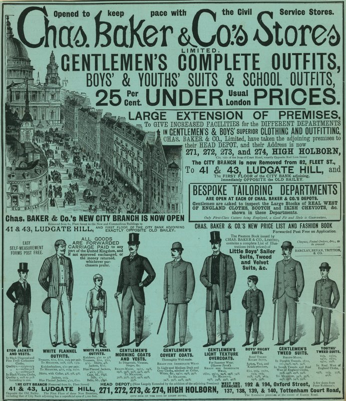 Chas Baker＆Cos商店的广告 作者 英语学校
