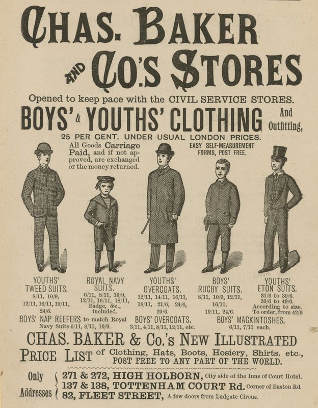 Chas Baker＆Cos商店的广告 作者 英语学校