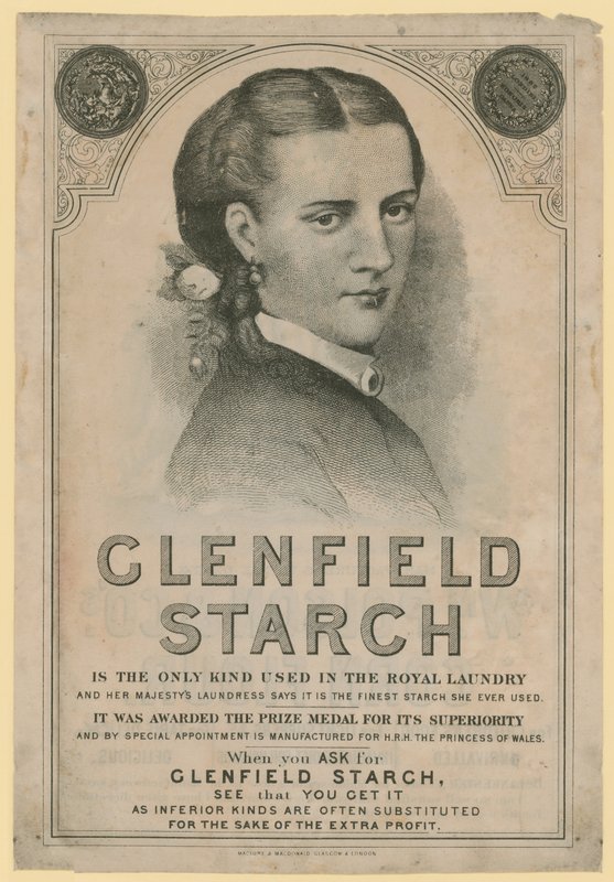 Clenfield Starch的广告 作者 英语学校