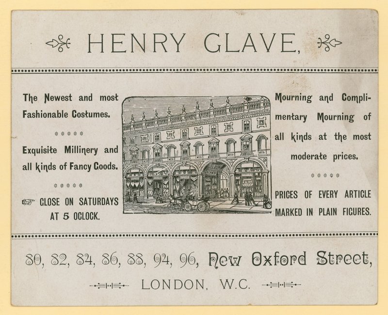 伦敦新牛津街Henry Glave的广告 作者 英语学校