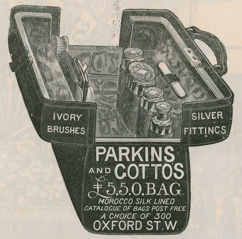 Parkins和Cottos包的广告 作者 英语学校