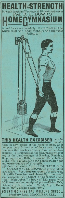 DL Dowds Home Gymnasium教授的广告 作者 英语学校