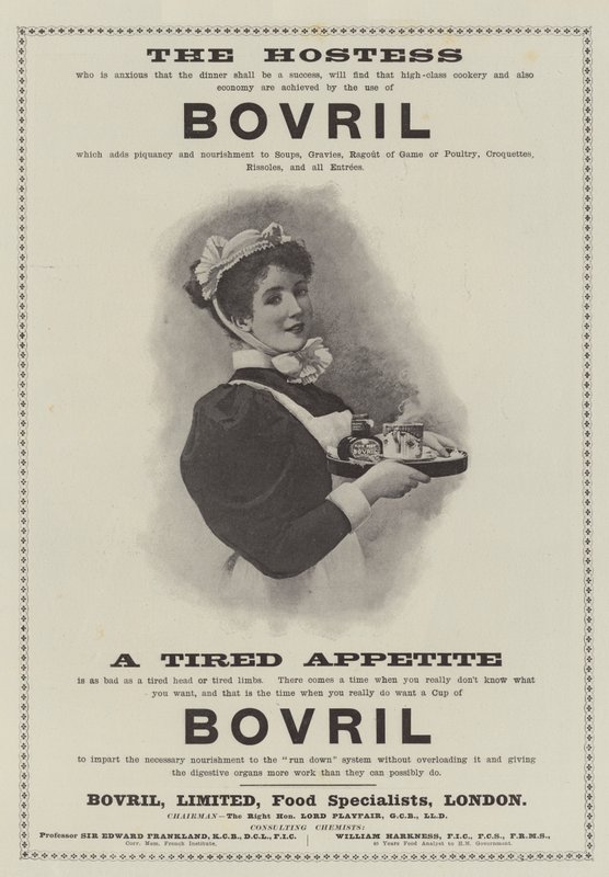 广告，Bovril（雕刻） 作者 英语学校