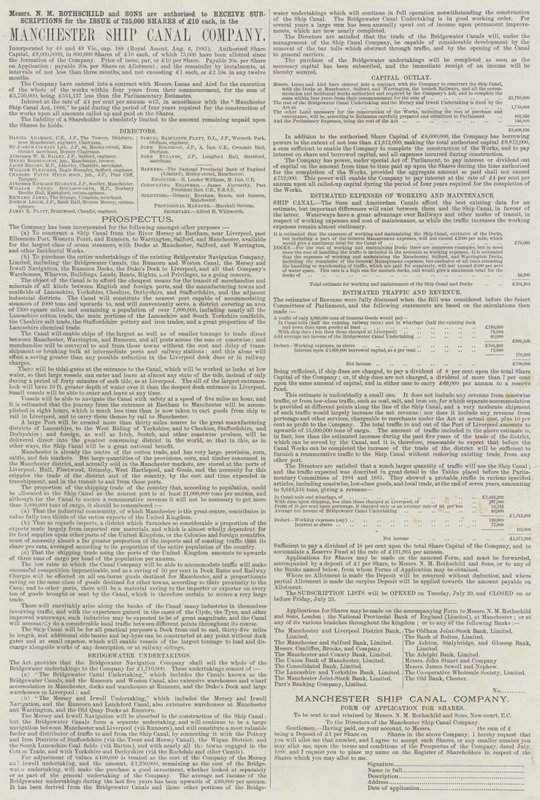 广告，曼彻斯特船舶运河公司（雕刻） 作者 英语学校
