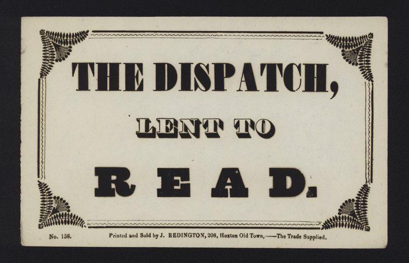 广告：借给阅读的Despatch（类型） 作者 英语学校