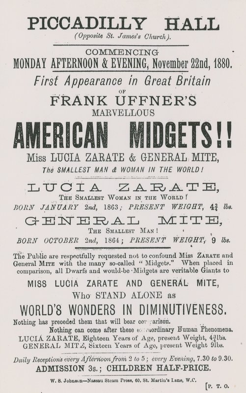 Frank Uffners American Midgets的广告 作者 英语学校