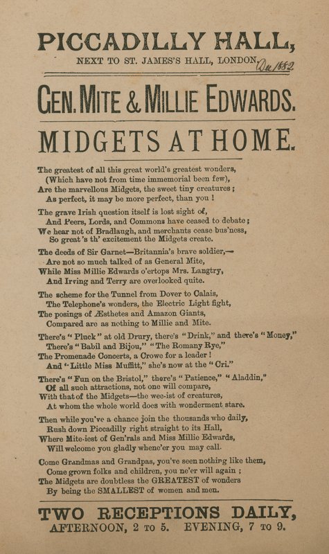 将军Mite和Millie Edwards的广告 作者 英语学校