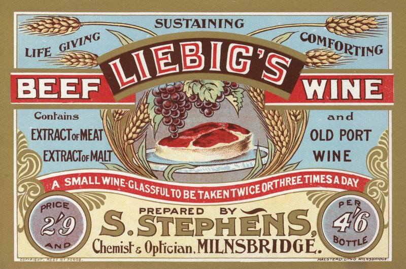 Liebigs牛肉酒的广告 作者 英语学校