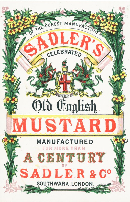 Sadlers Old English Mustard的广告 作者 英语学校