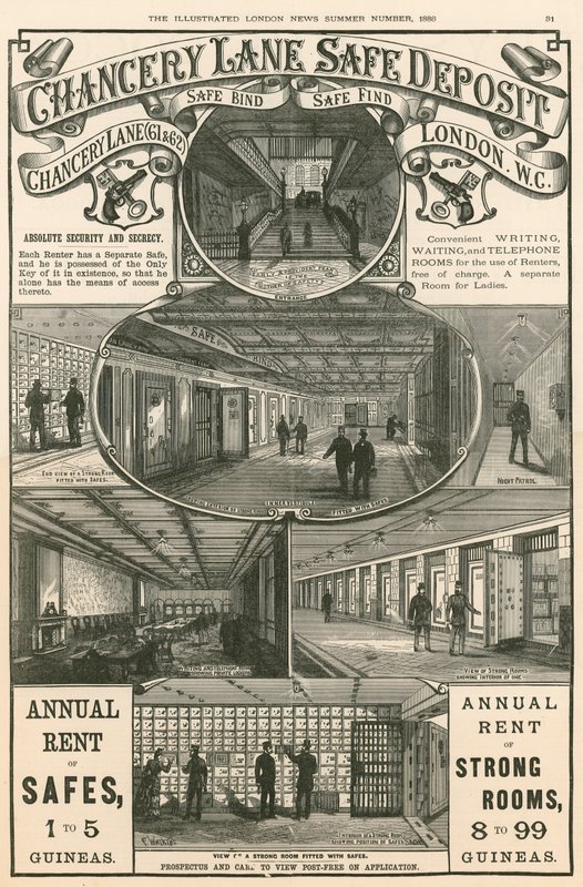 伦敦Chancery Lane 61-62 Chancery Lane Safe Deposit的广告 作者 英语学校